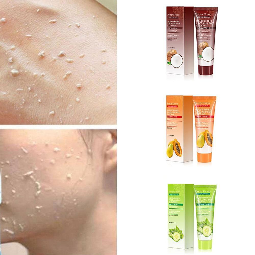 PRETTY COWRY Exfoliating Gel & Body Cleansing 100% Natural