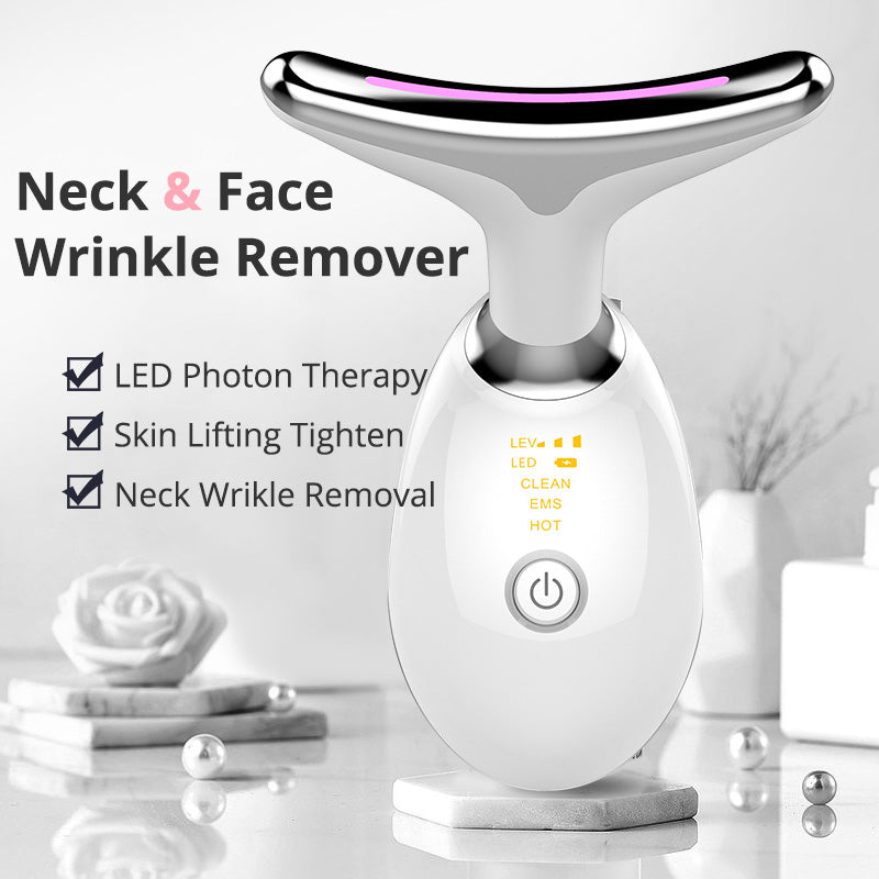 EMS Thermal Neck Lifting and wrinkle face massager