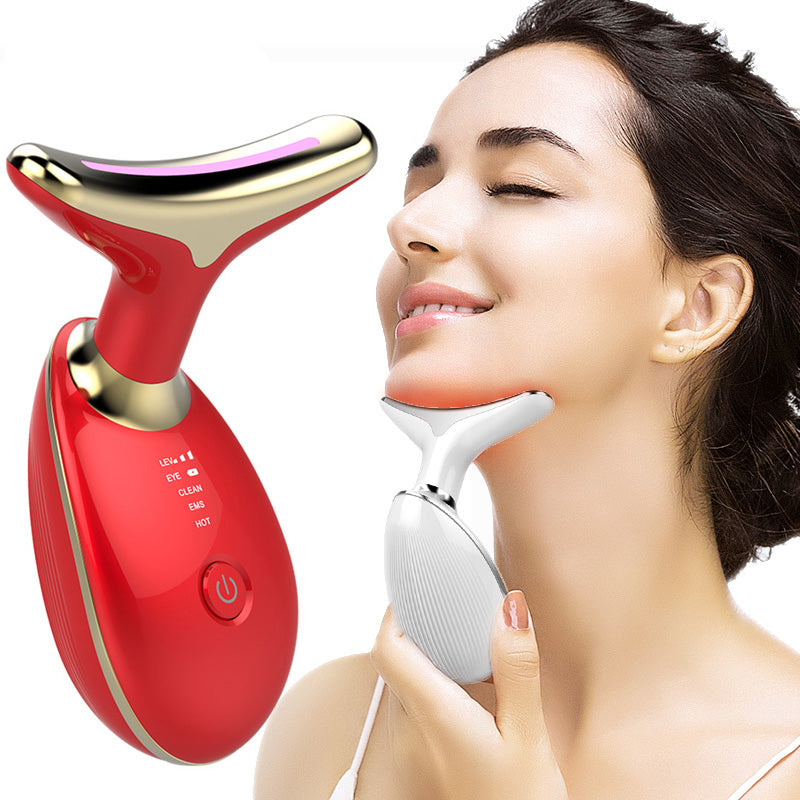 EMS Thermal Neck Lifting and wrinkle face massager