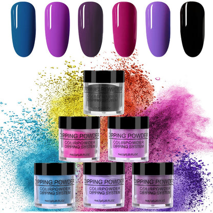 Nails Dipping Powder 6 pieces Set