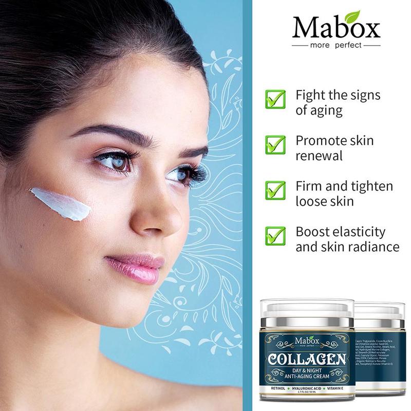 MABOX Skin Care Collagen Cream with Vitamin E