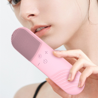 Silica Gel Ultrasonic Facial cleansing brush