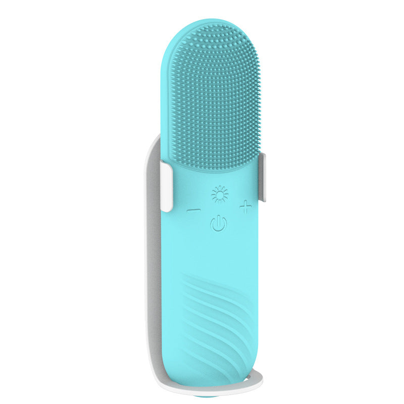 Silica Gel Ultrasonic Facial cleansing brush