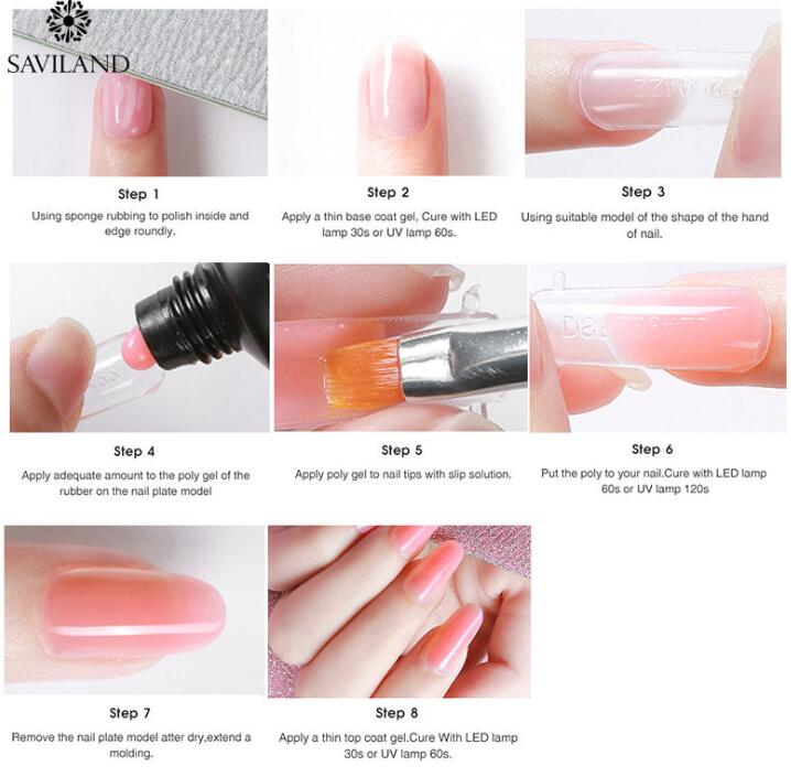 SAVILAND Nail Color Poly Gel