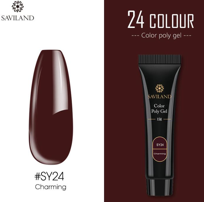 SAVILAND Nail Color Poly Gel