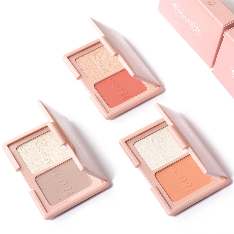 CmaaDU Natural Blush & Highlighter Duo