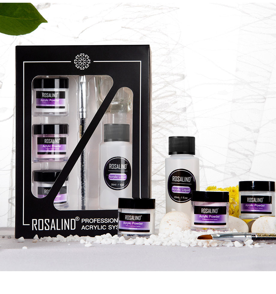 ROSALIND Nail Powder Acrylic System Kit