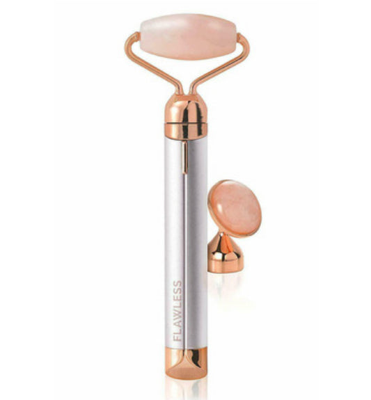 FLAWLESS Micro Vibrating Facial Stone Roller & Massager