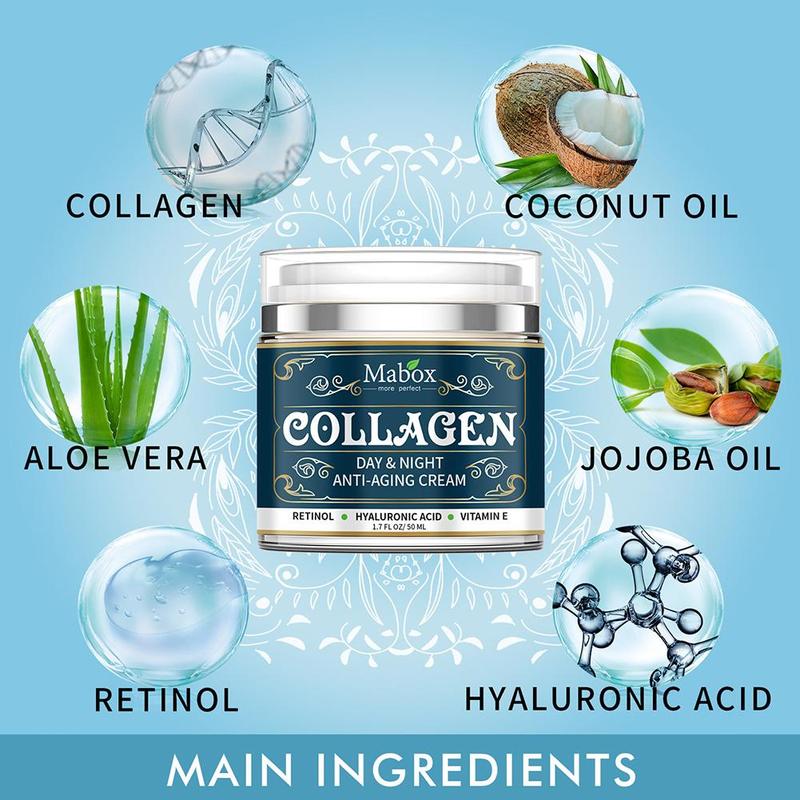 MABOX Skin Care Collagen Cream with Vitamin E