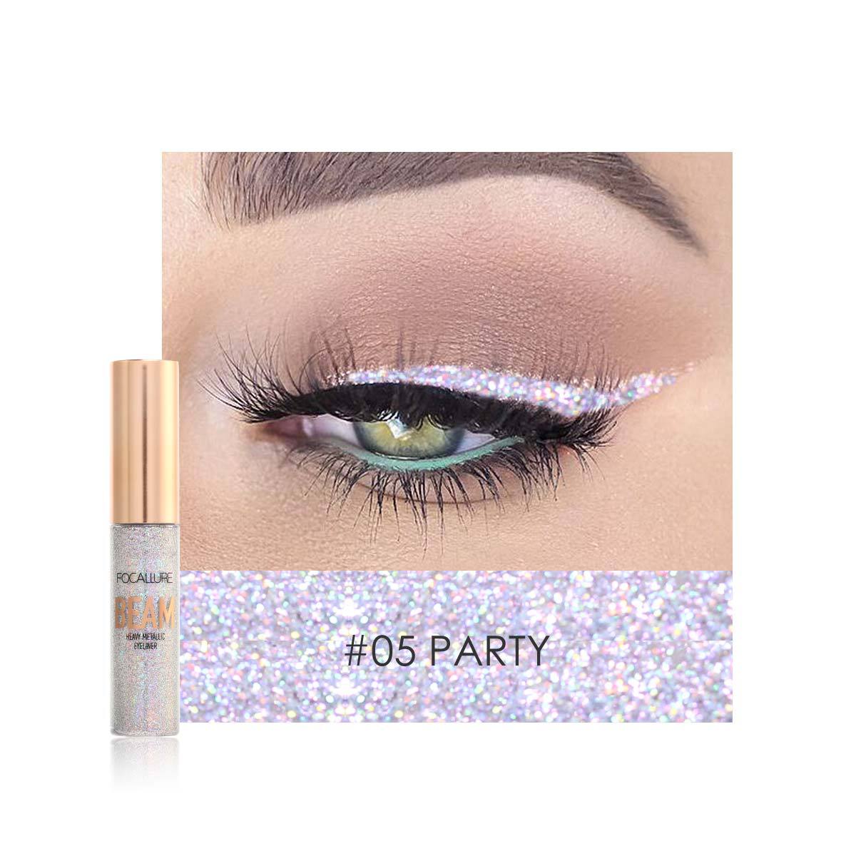 FOCALLURE Pearlescent & Glitter Liquid Eyeliner