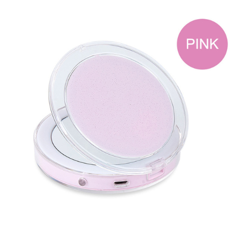 LED Lighted 3X Magnifying Compact Mirror