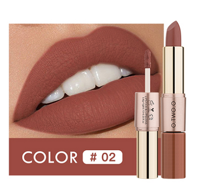 O.TWO.O Rose Gold 2 in 1 Matte Liquid Lipstick