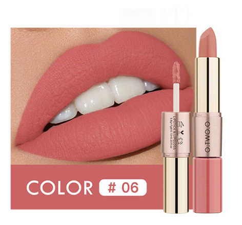 O.TWO.O Rose Gold 2 in 1 Matte Liquid Lipstick