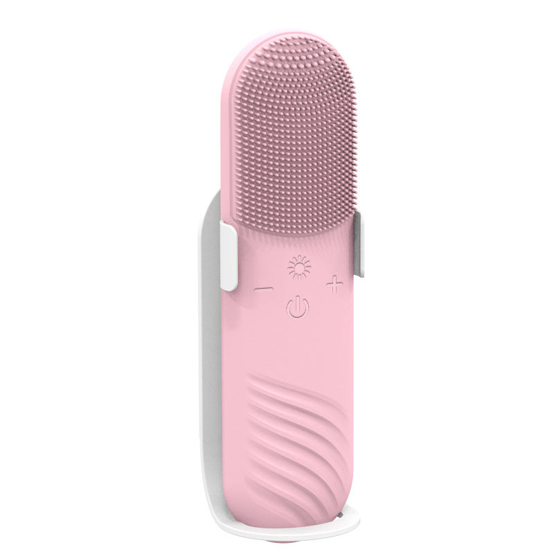 Silica Gel Ultrasonic Facial cleansing brush