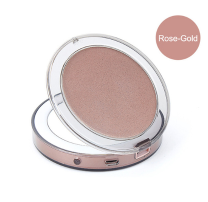 LED Lighted 3X Magnifying Compact Mirror