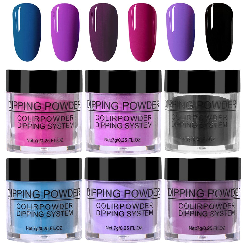 Nails Dipping Powder 6 pieces Set