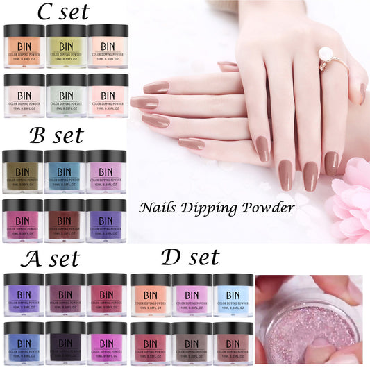 BIN NAILS Gel Dipping Powder Set