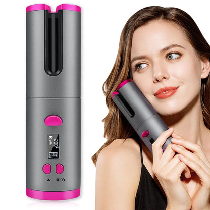 BENICE Wireless Tourmaline Ceramic Hair Curling Iron