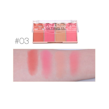 O.TWO.O Rose Gold Four Colors Highlight Blush