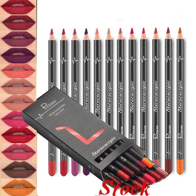 PUDAIER Long lasting Lip Liners set