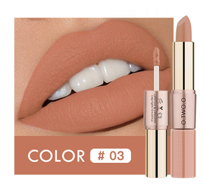 O.TWO.O Rose Gold 2 in 1 Matte Liquid Lipstick