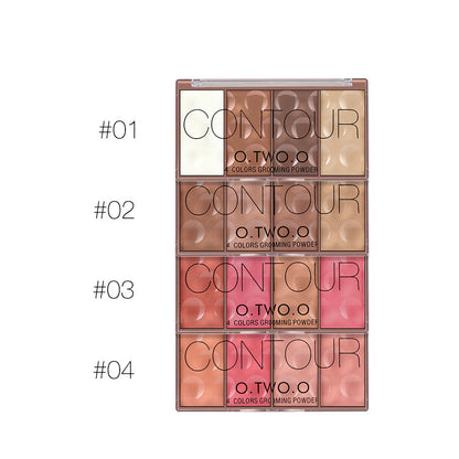 O.TWO.O Rose Gold Four Colors Highlight Blush