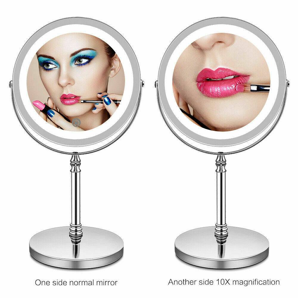 Dual Side Vanity Makeup LED Mirror- USB Charge / Battery powered