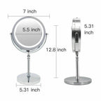 Dual Side Vanity Makeup LED Mirror- USB Charge / Battery powered