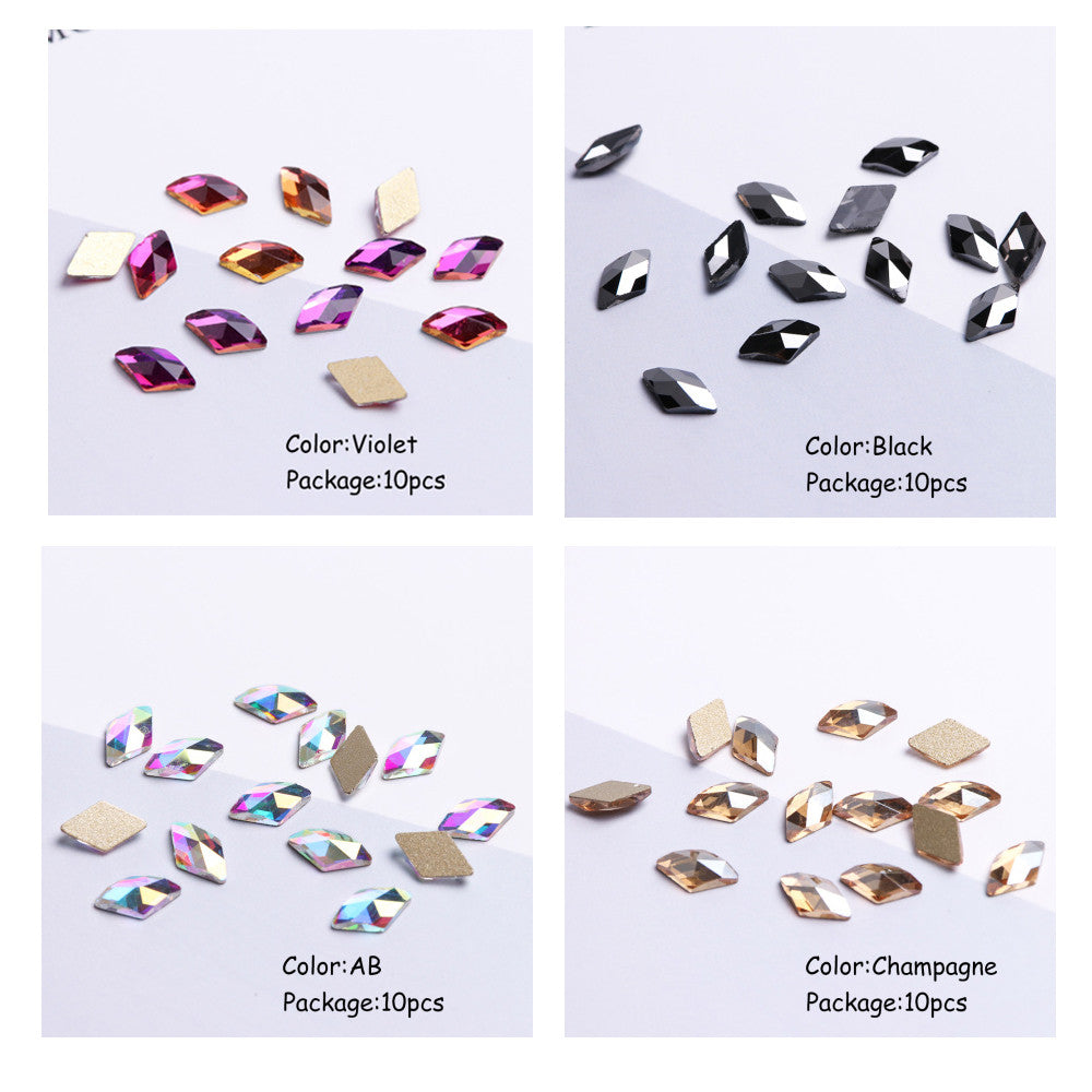 Crystal Bead Nail Rhinestones- 70 pieces