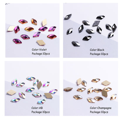 Crystal Bead Nail Rhinestones- 70 pieces