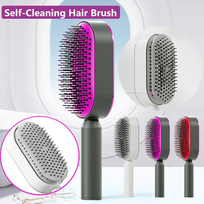 Self Cleaning & Massage Scalp Hair Brush