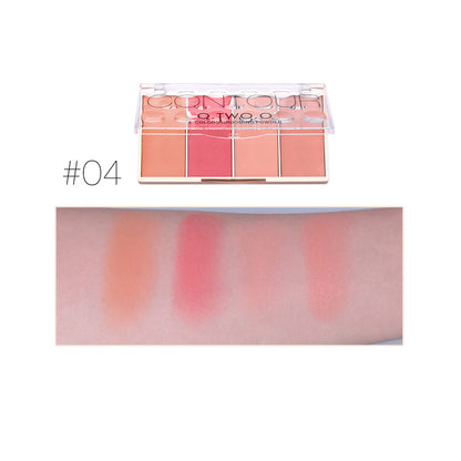 O.TWO.O Rose Gold Four Colors Highlight Blush