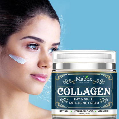 MABOX Skin Care Collagen Cream with Vitamin E