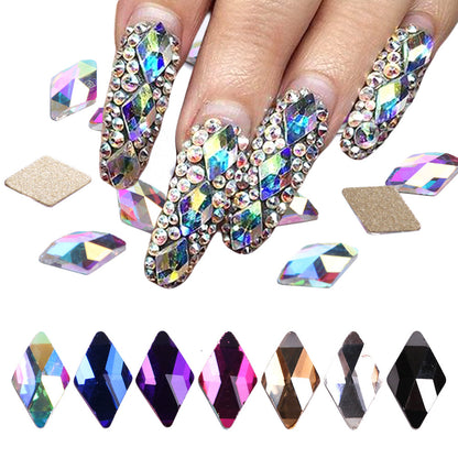 Crystal Bead Nail Rhinestones- 70 pieces